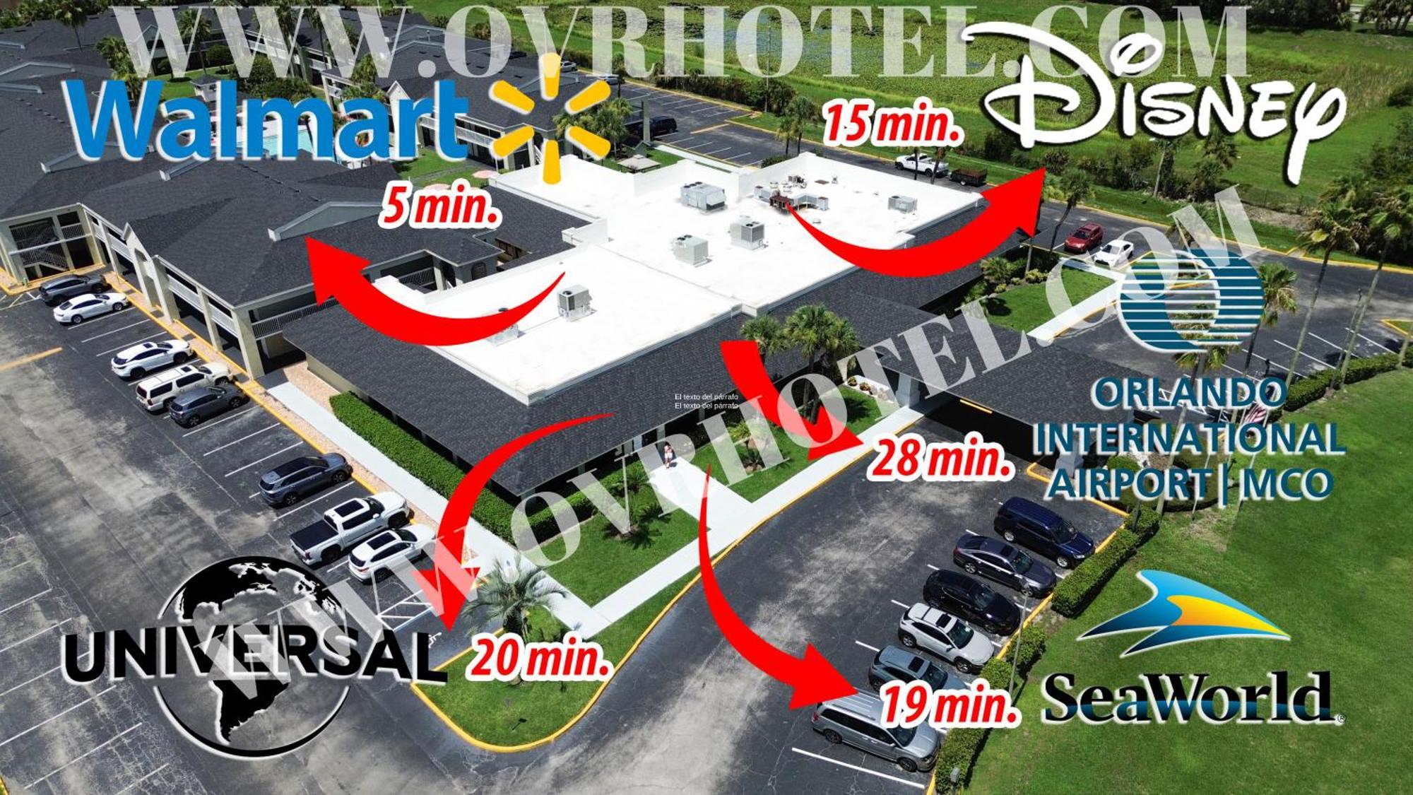 Hotel Room Near Disney 4 People كيسيمي المظهر الخارجي الصورة
